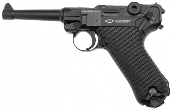 Gletcher P08 PARABELLUM 4,5mm CO2 GBB Pistole