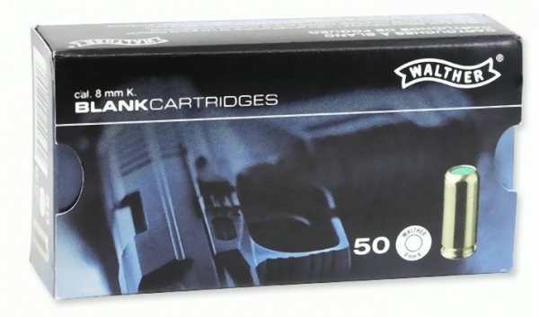 BLANK CARTRIDGES, 8 mm P.A.K. for Pistols