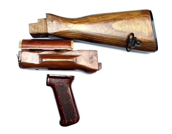 AK47 / AKM / SAIGA Schaftsatz aus Holz Original Russian