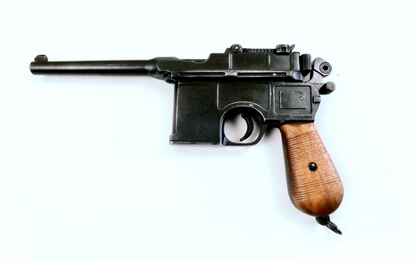 Pistol C96 Mauser Legend model gun Wooden Grip Battlefield